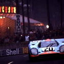 Steve McQueen 1971 Le Mans Gulf Porsche 917 T shirt
