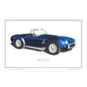 AC Cobra Classic Car Oil Painting - Fine Art Print