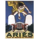 ARIES MOTOR CAR VINTAGE STYLE METAL ADVERTISING WALL SIGN RETRO ART