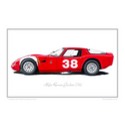 Alfa Romeo Giulia TZ2 (1965) Classic Car Oil Painting - Fine Art Print