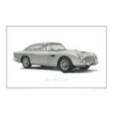 Aston Martin DB5 (1964) Classic Car Oil Painting - Fine Art Print
