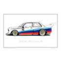 BMW 320 (1977) Classic Car Oil Painting - Fine Art Print