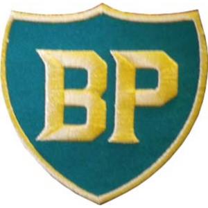 BP 75mm Diameter Vintage Embroidered Patch