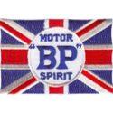 BP Motor Spirit 75mm x 50mm Vintage Embroidered Patch