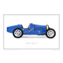 Bugatti Type 35 Classic Car Oil Painting - Fine Art Print