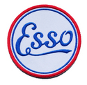 ESSO 75mm Diameter Vintage Embroidered Patch