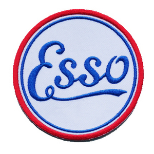 ESSO 75mm Diameter Vintage Embroidered Patch