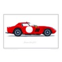 Ferrari 250 GTO (1964) Classic Car Oil Painting - Fine Art Print