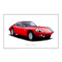 Marcos 1800 GT Classic Car Oil Painting - Fine Art Print