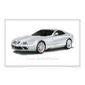 Mercedes-Benz SLR McLaren (2005) Classic Car Oil Painting - Fine Art Print