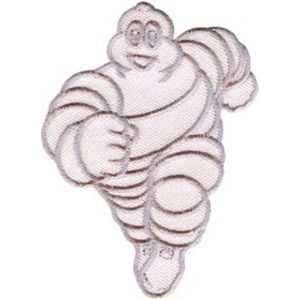 Michelin Man 60mm x 75mm Vintage Embroidered Patch