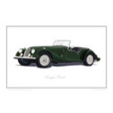 Morgan Plus 8 Classic Car Oil Painting - Fine Art Print