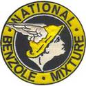 National Benzole 75mm Diameter Vintage Embroidered Patch