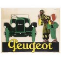 PEUGEOT MOTOR CAR VINTAGE STYLE METAL ADVERTISING WALL SIGN RETRO ART
