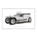Rolls-Royce Siver Ghost (1907) Classic Car Oil Painting - Fine Art Print