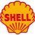 Shell 75mm Diameter Vintage Embroidered Patch