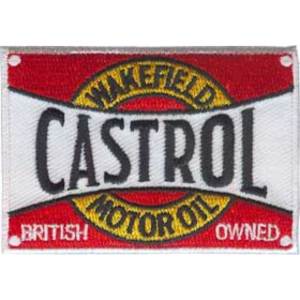 Wakefield Castrol 72mm x 50mm Vintage Embroidered Patch